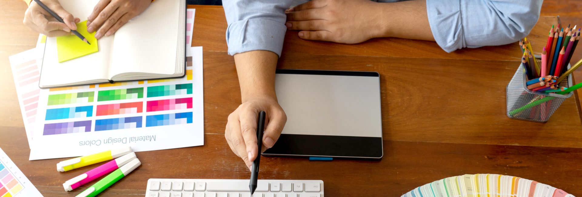 Equipe Creative de l'agence Le Collectif Digital en séance de travail